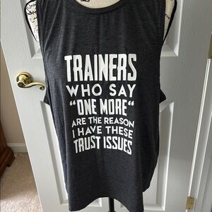 Women's Black Graphic Tank Top